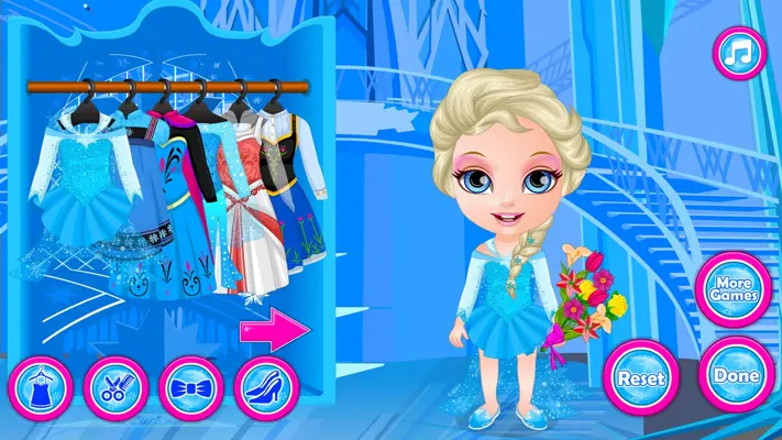 Baby Magic Frozen Salon android App screenshot 0