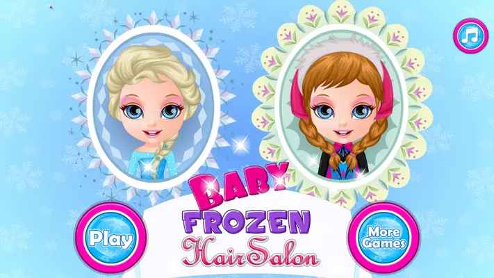 Baby Magic Frozen Salon android App screenshot 1