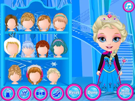 Baby Magic Frozen Salon android App screenshot 2