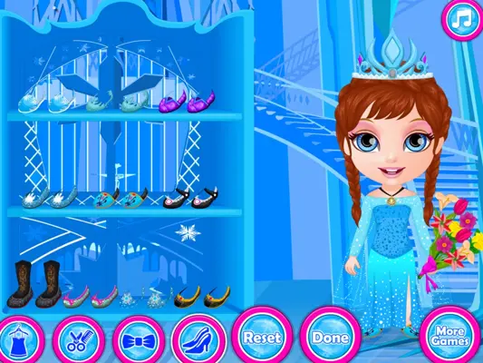 Baby Magic Frozen Salon android App screenshot 5